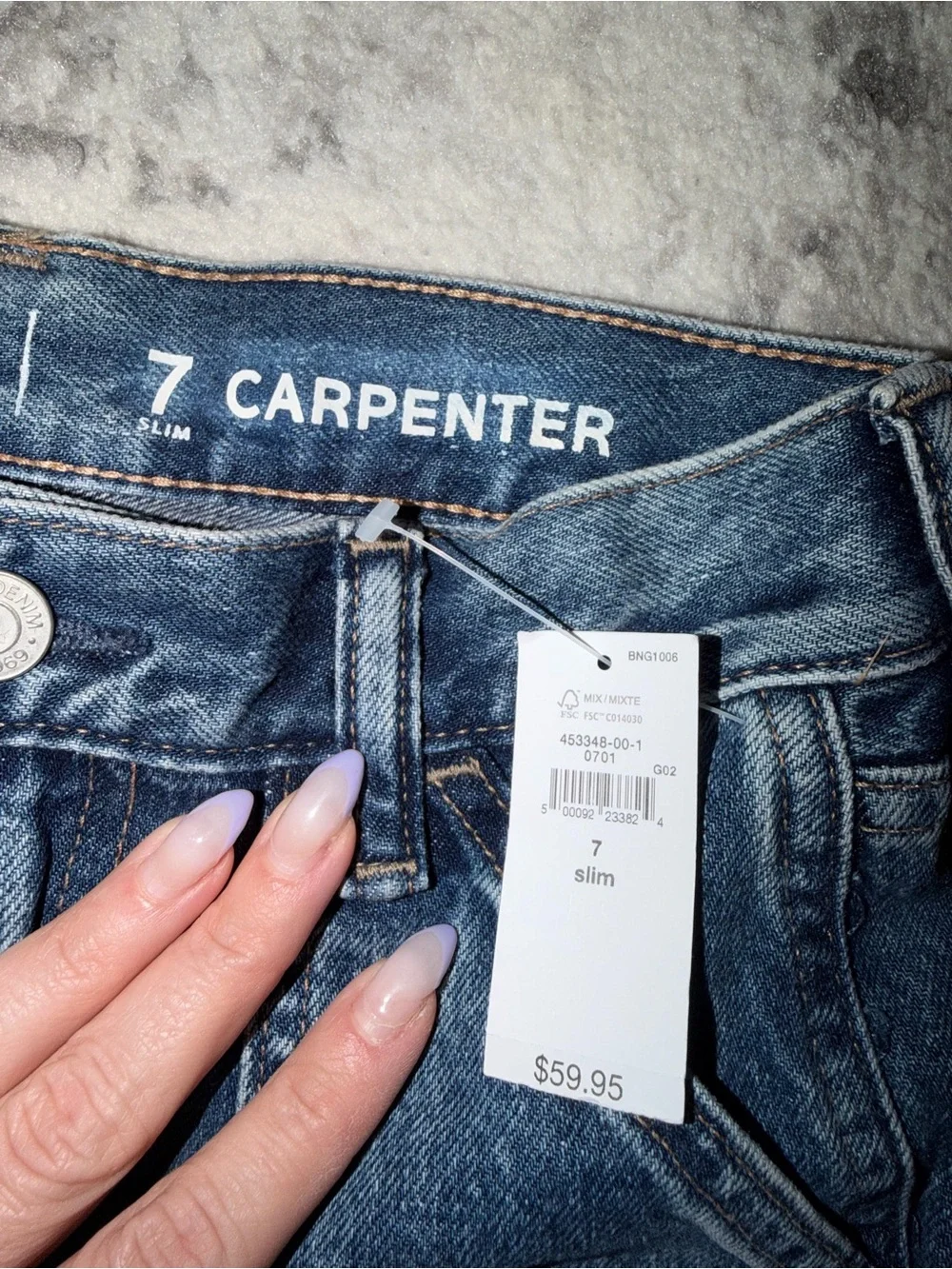 Gap Carpenter Straight-Leg Jeans NWT boys size 7